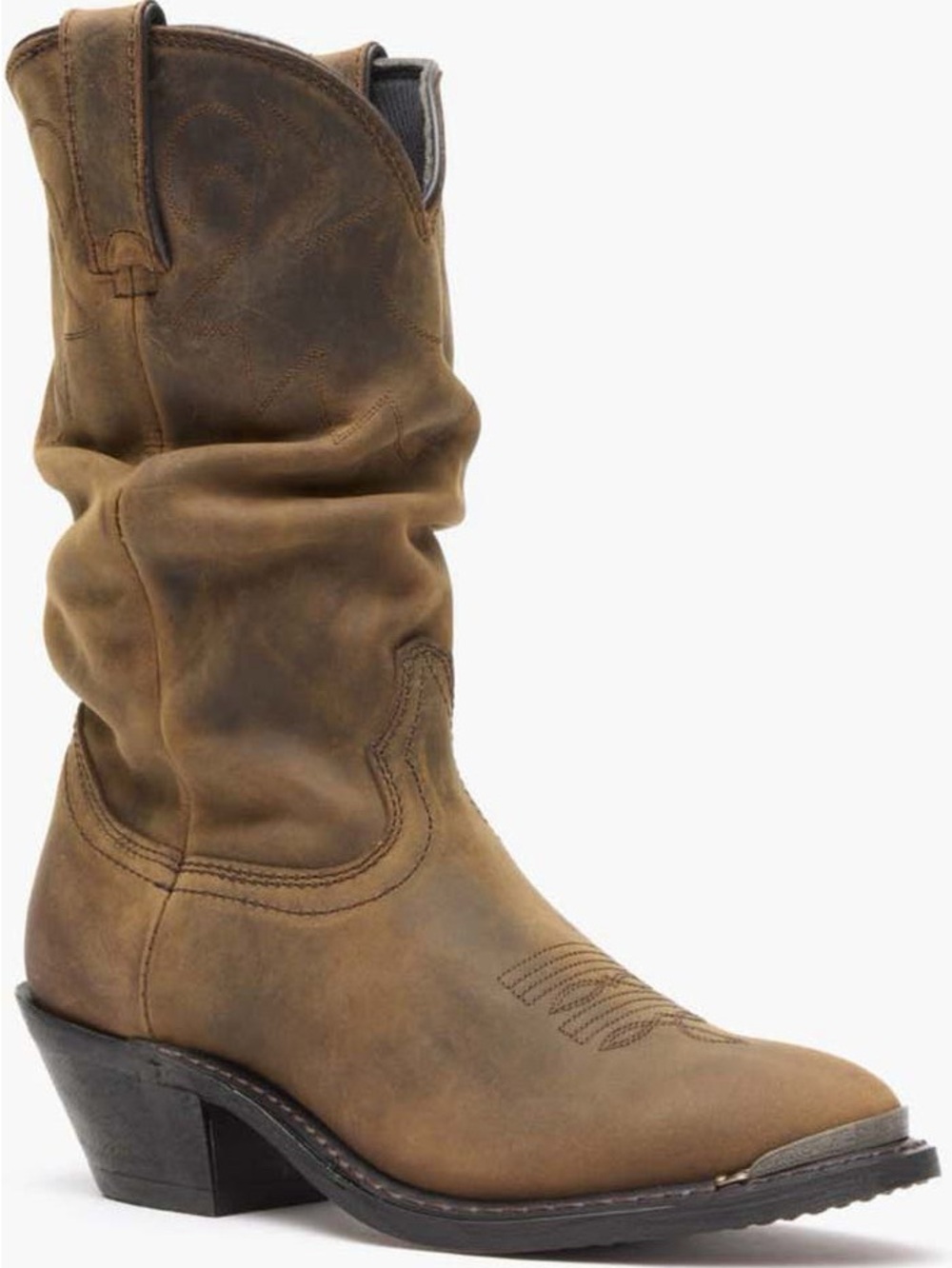 Durango Women’s 11” Slouch Western Boot in Distressed Tan Size‎ 6